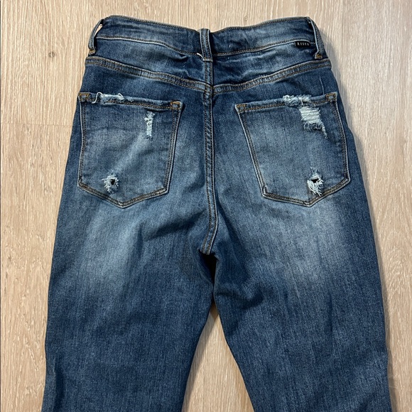 Risen Jeans High Waisted Straight Leg Ankle Jeans - Picture 6 of 7